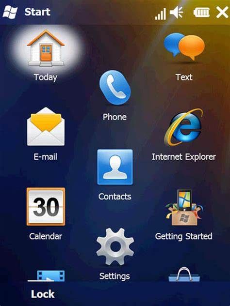 windows mobile 6.5: lista applicazioni