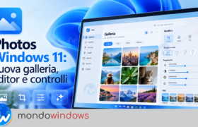 Photos Windows 11: nuova galleria, editor e controlli